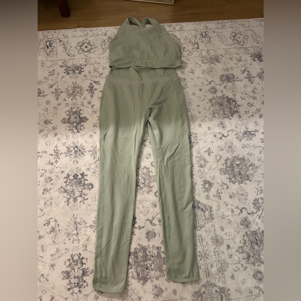 Alphalete Sage Green Activewear Set
